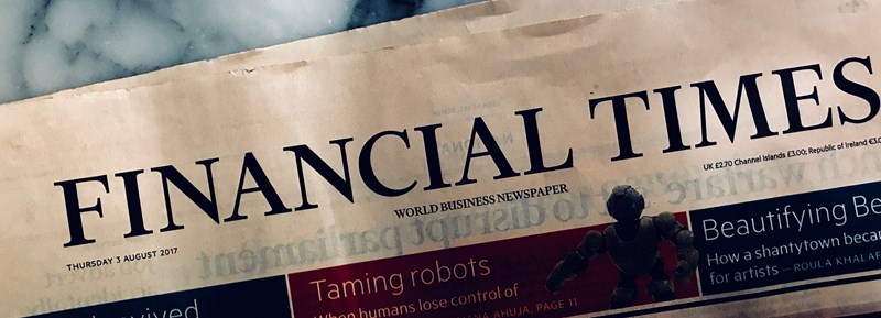 Read about us in The Financial Times 
